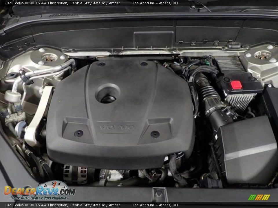 2022 Volvo XC90 T6 AWD Inscription 2.0 Liter Turbocharged/Supercharged DOHC 16-Valve VVT 4 Cylinder Engine Photo #8