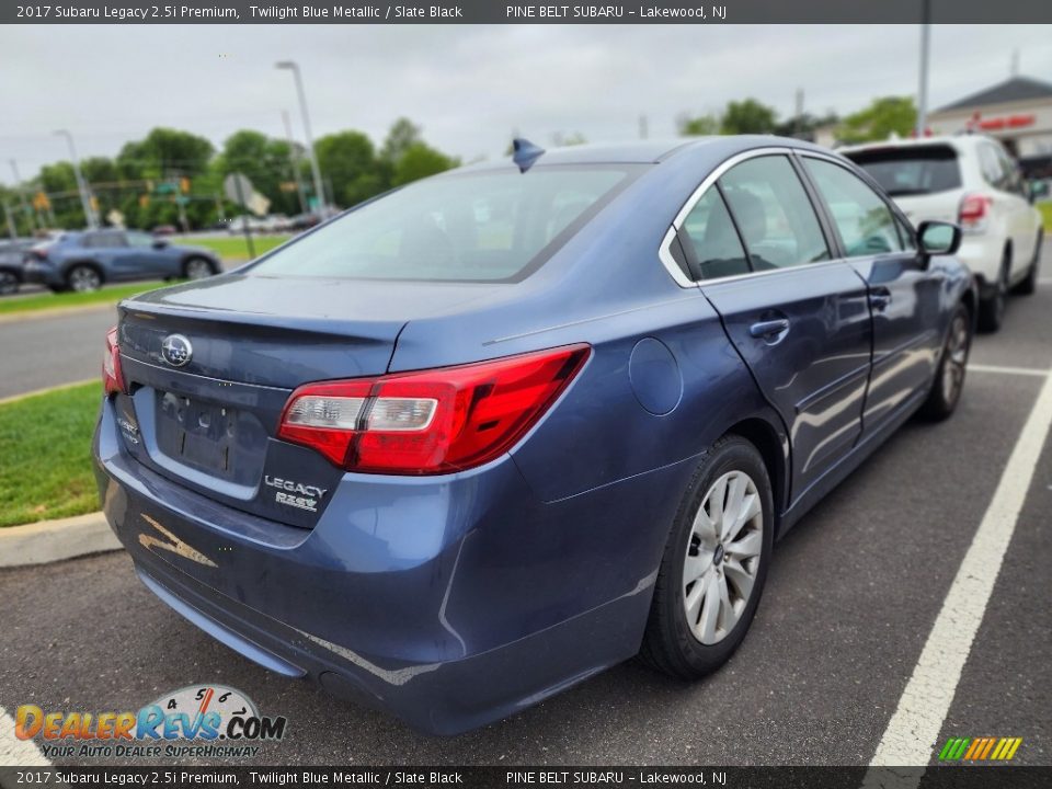 2017 Subaru Legacy 2.5i Premium Twilight Blue Metallic / Slate Black Photo #3