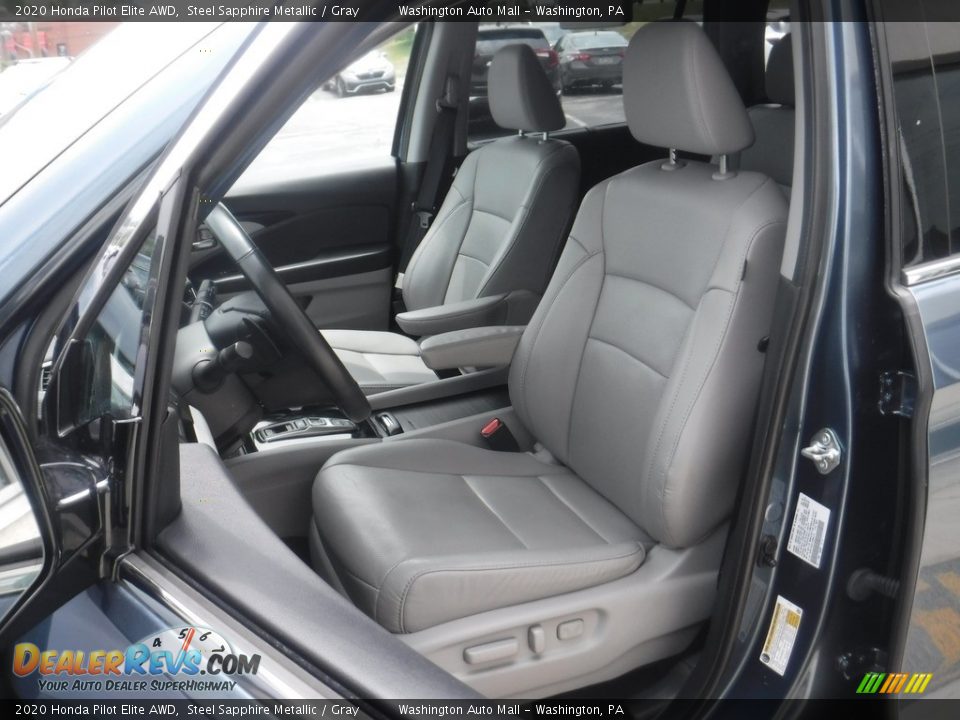 Front Seat of 2020 Honda Pilot Elite AWD Photo #17