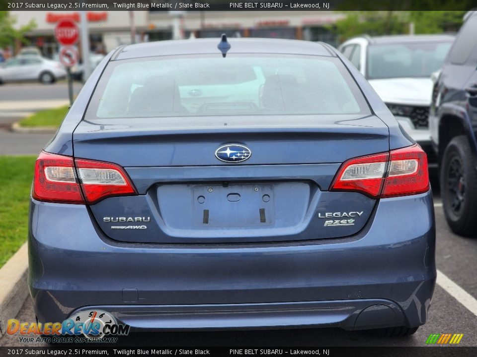 2017 Subaru Legacy 2.5i Premium Twilight Blue Metallic / Slate Black Photo #4