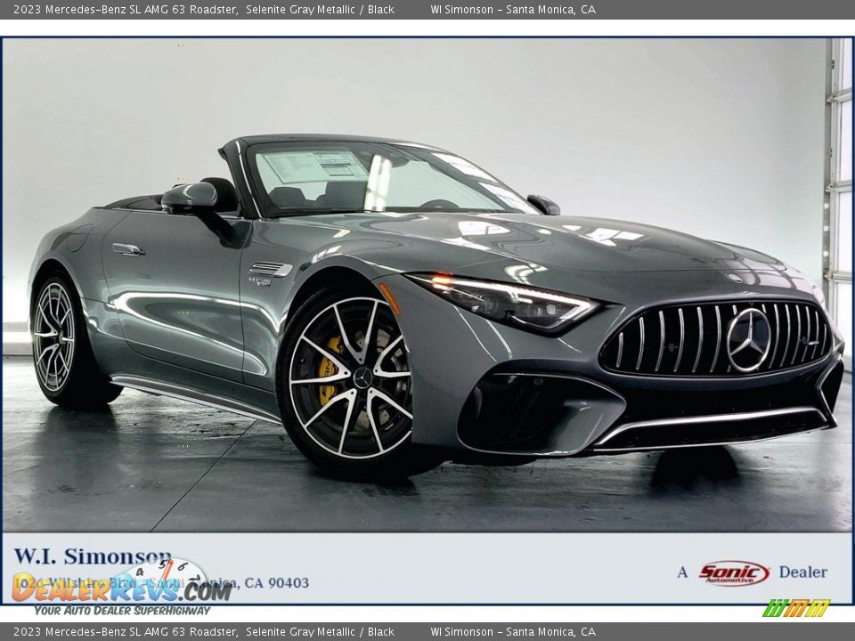 2023 Mercedes-Benz SL AMG 63 Roadster Selenite Gray Metallic / Black Photo #1