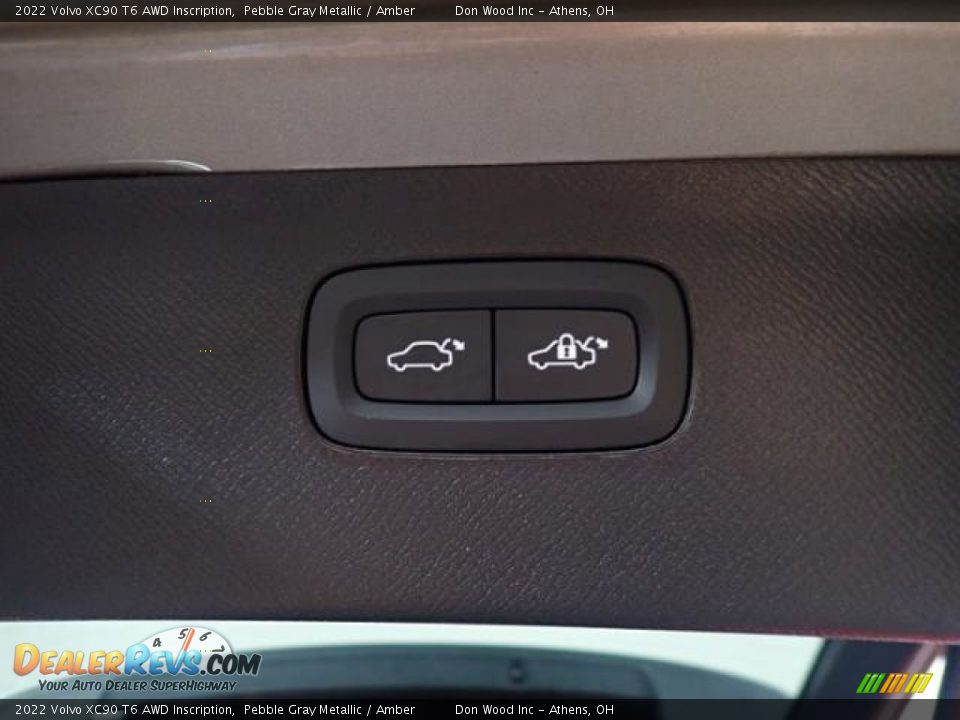 2022 Volvo XC90 T6 AWD Inscription Pebble Gray Metallic / Amber Photo #15