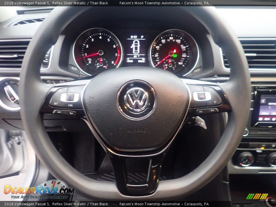 2018 Volkswagen Passat S Steering Wheel Photo #22