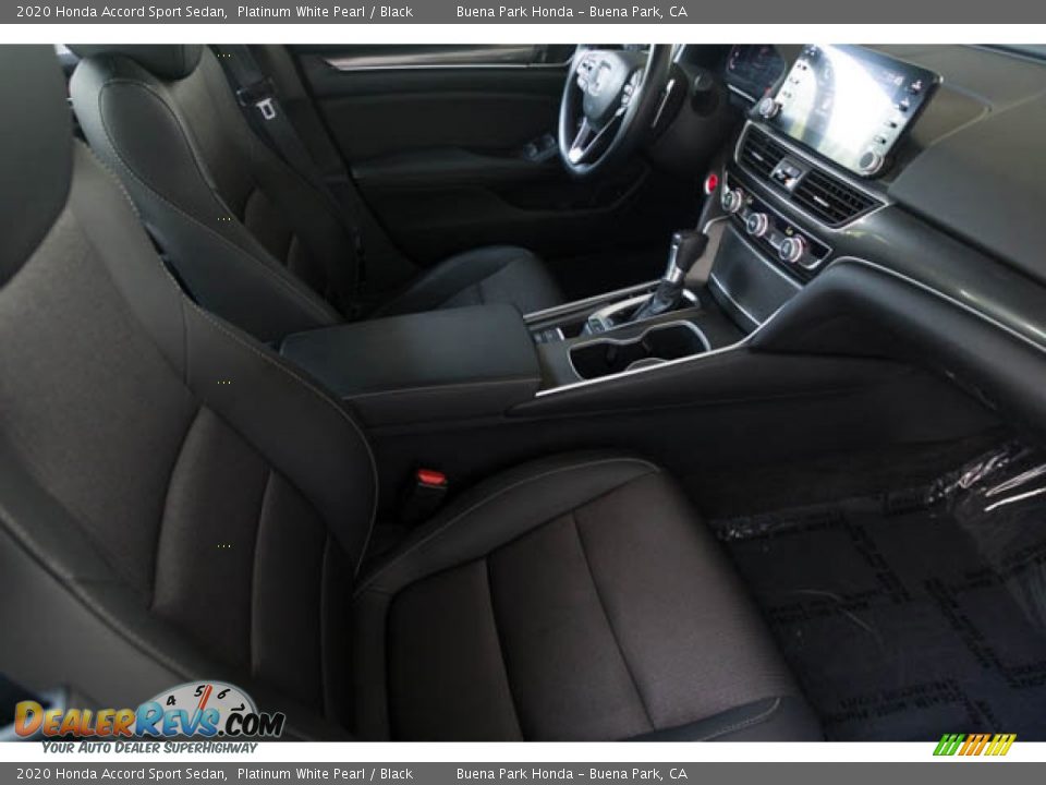 2020 Honda Accord Sport Sedan Platinum White Pearl / Black Photo #23