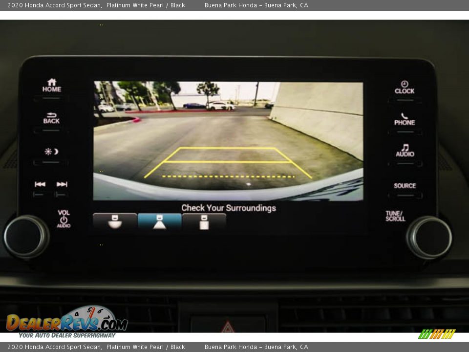 2020 Honda Accord Sport Sedan Platinum White Pearl / Black Photo #26