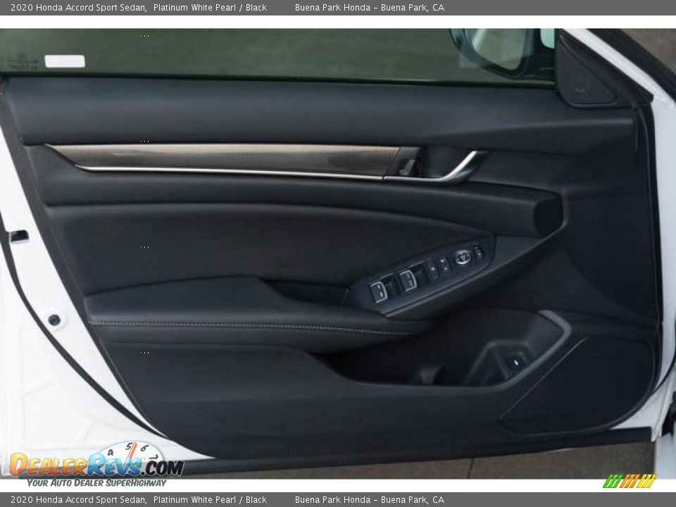 2020 Honda Accord Sport Sedan Platinum White Pearl / Black Photo #28