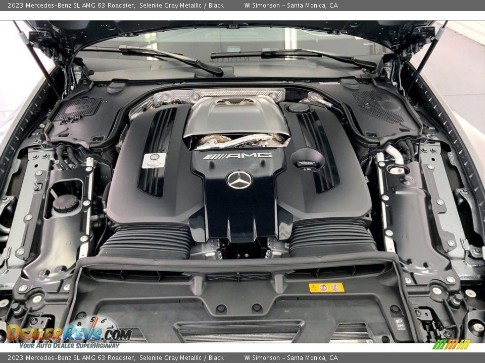 2023 Mercedes-Benz SL AMG 63 Roadster 4.0 Liter DI biturbo DOHC 32-Valve VVT V8 Engine Photo #9