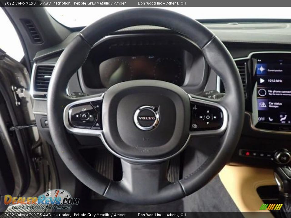 2022 Volvo XC90 T6 AWD Inscription Steering Wheel Photo #25