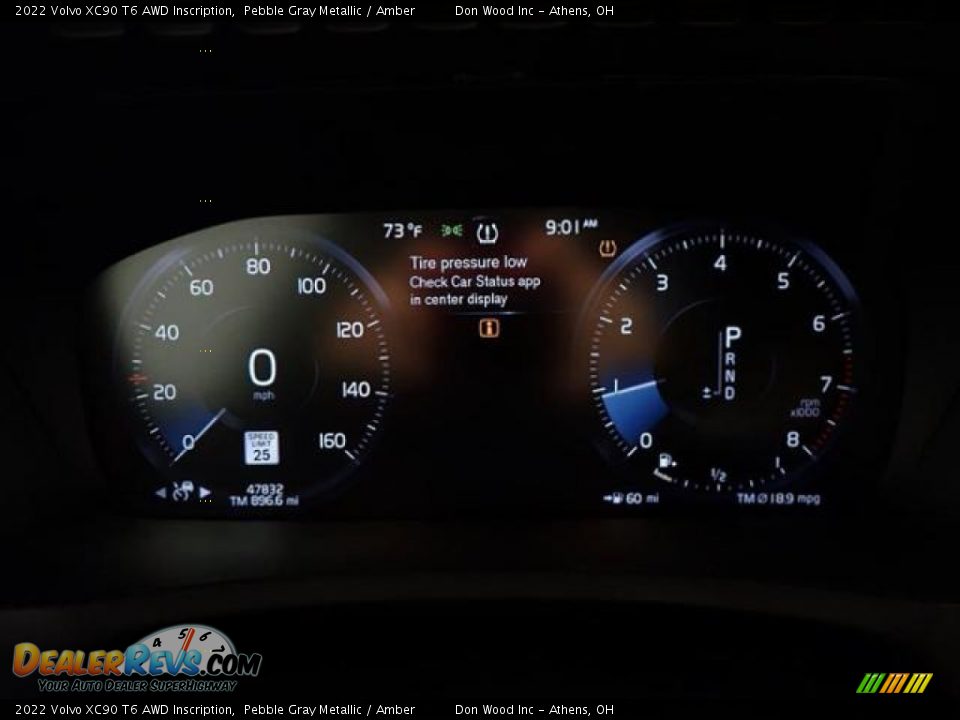 2022 Volvo XC90 T6 AWD Inscription Gauges Photo #26