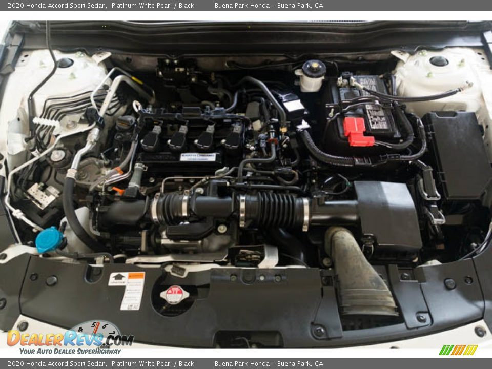 2020 Honda Accord Sport Sedan Platinum White Pearl / Black Photo #34
