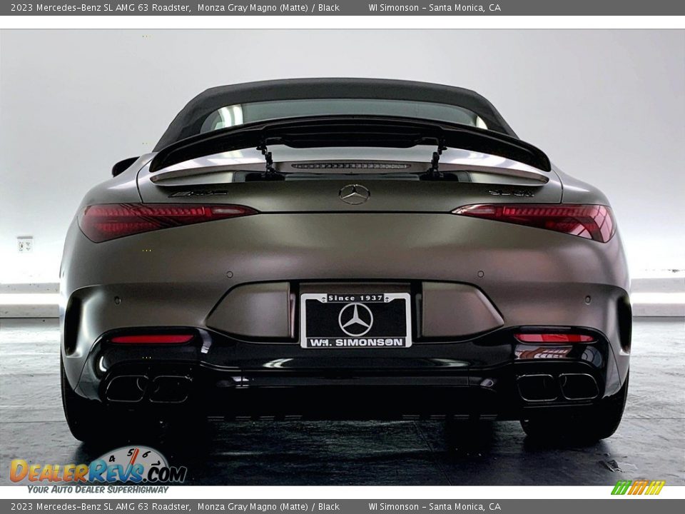 2023 Mercedes-Benz SL AMG 63 Roadster Monza Gray Magno (Matte) / Black Photo #3