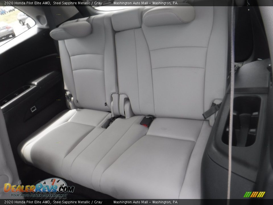 Rear Seat of 2020 Honda Pilot Elite AWD Photo #35