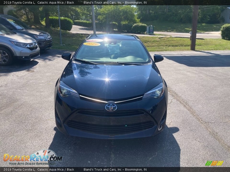 2019 Toyota Corolla L Galactic Aqua Mica / Black Photo #7