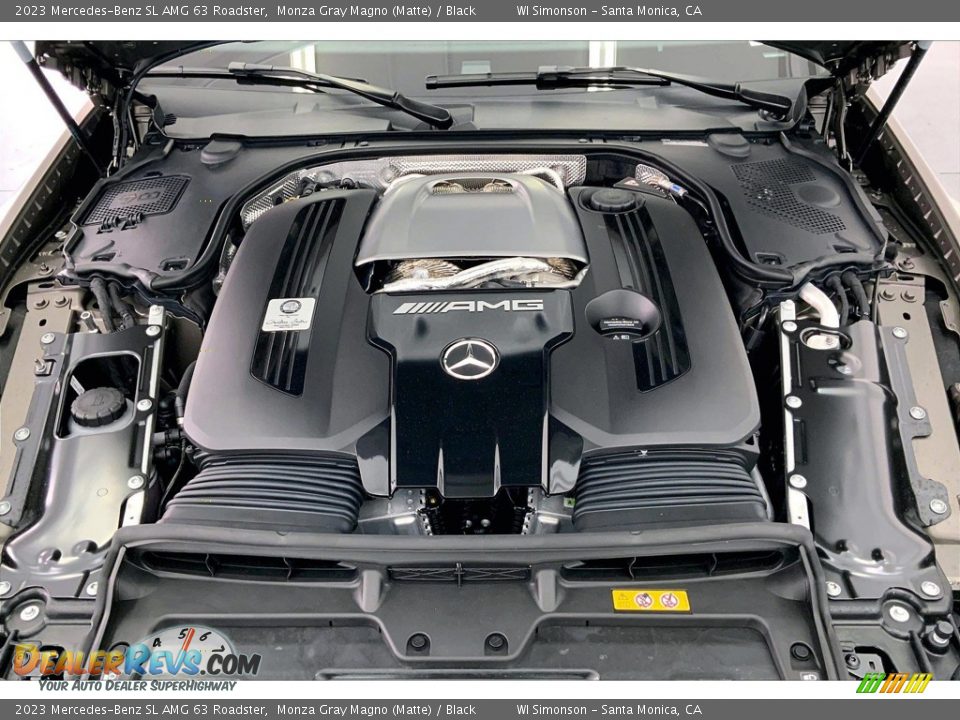 2023 Mercedes-Benz SL AMG 63 Roadster 4.0 Liter DI biturbo DOHC 32-Valve VVT V8 Engine Photo #9