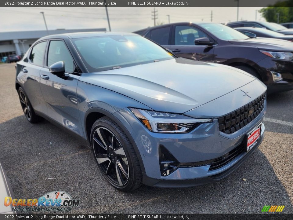 Front 3/4 View of 2022 Polestar 2 Long Range Dual Motor AWD Photo #2