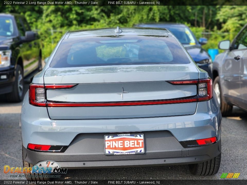 2022 Polestar 2 Long Range Dual Motor AWD Thunder / Slate Photo #4