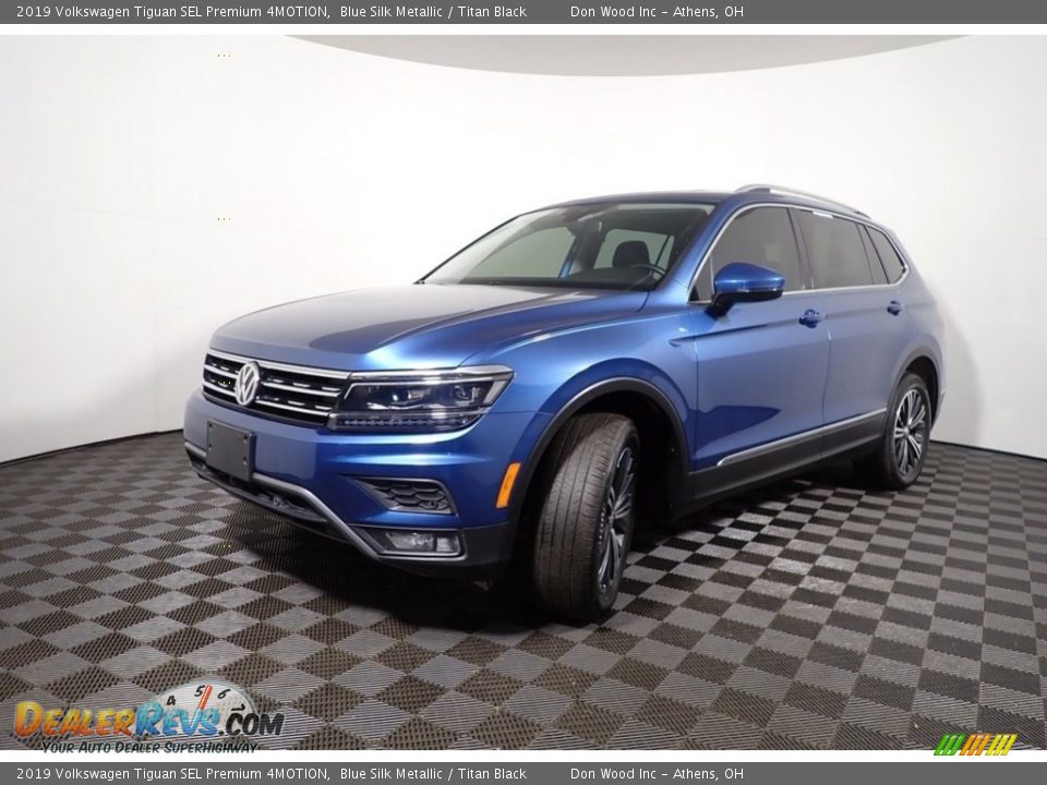 2019 Volkswagen Tiguan SEL Premium 4MOTION Blue Silk Metallic / Titan Black Photo #9