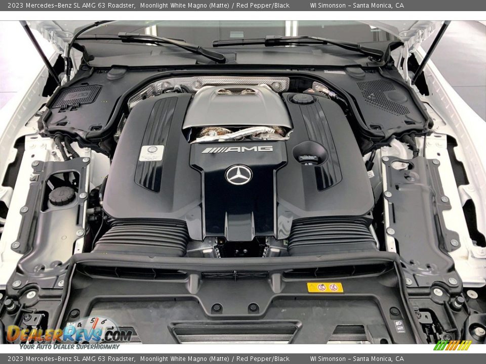 2023 Mercedes-Benz SL AMG 63 Roadster 4.0 Liter DI biturbo DOHC 32-Valve VVT V8 Engine Photo #9