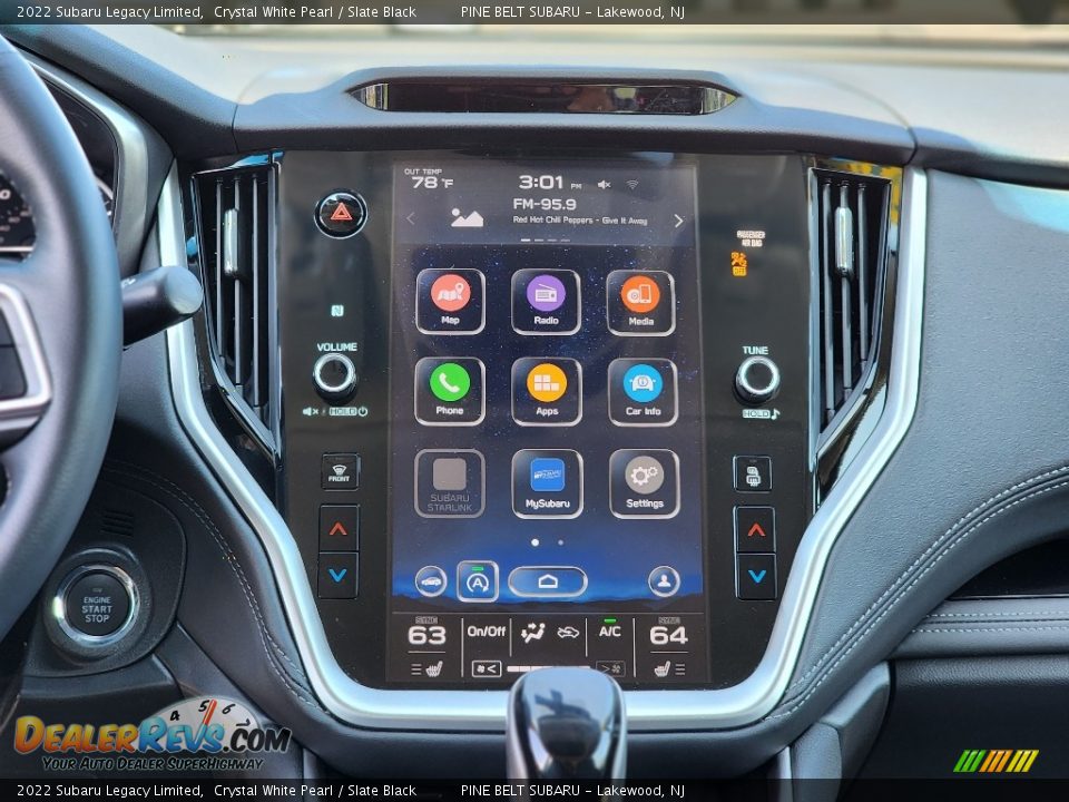 Controls of 2022 Subaru Legacy Limited Photo #3