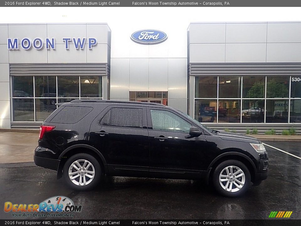 2016 Ford Explorer 4WD Shadow Black / Medium Light Camel Photo #1