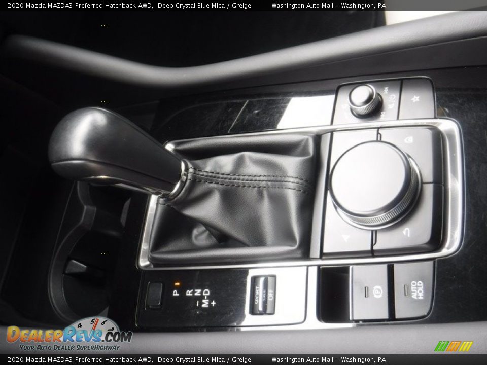 2020 Mazda MAZDA3 Preferred Hatchback AWD Deep Crystal Blue Mica / Greige Photo #18