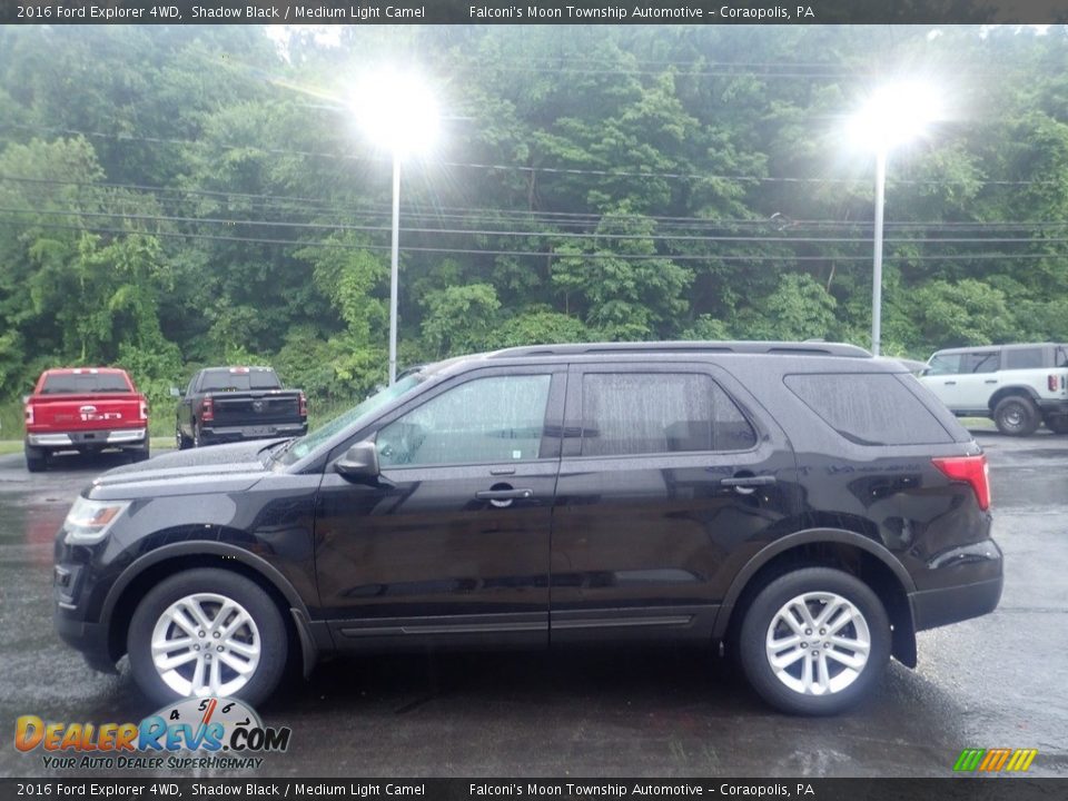 2016 Ford Explorer 4WD Shadow Black / Medium Light Camel Photo #5