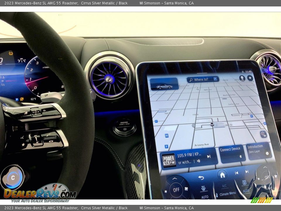 Navigation of 2023 Mercedes-Benz SL AMG 55 Roadster Photo #7