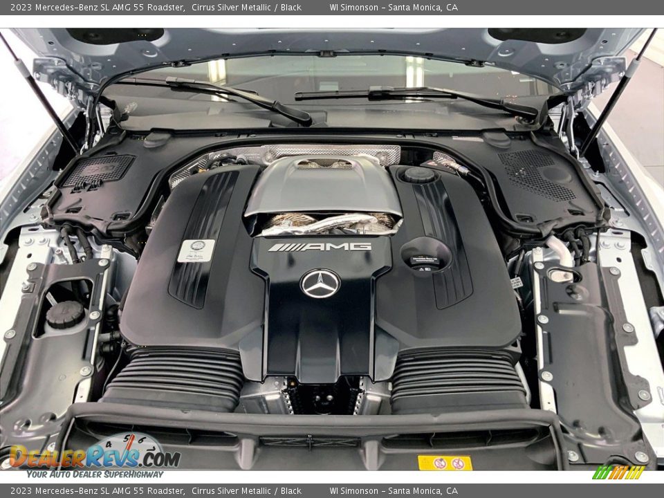 2023 Mercedes-Benz SL AMG 55 Roadster 4.0 Liter DI biturbo DOHC 32-Valve VVT V8 Engine Photo #9