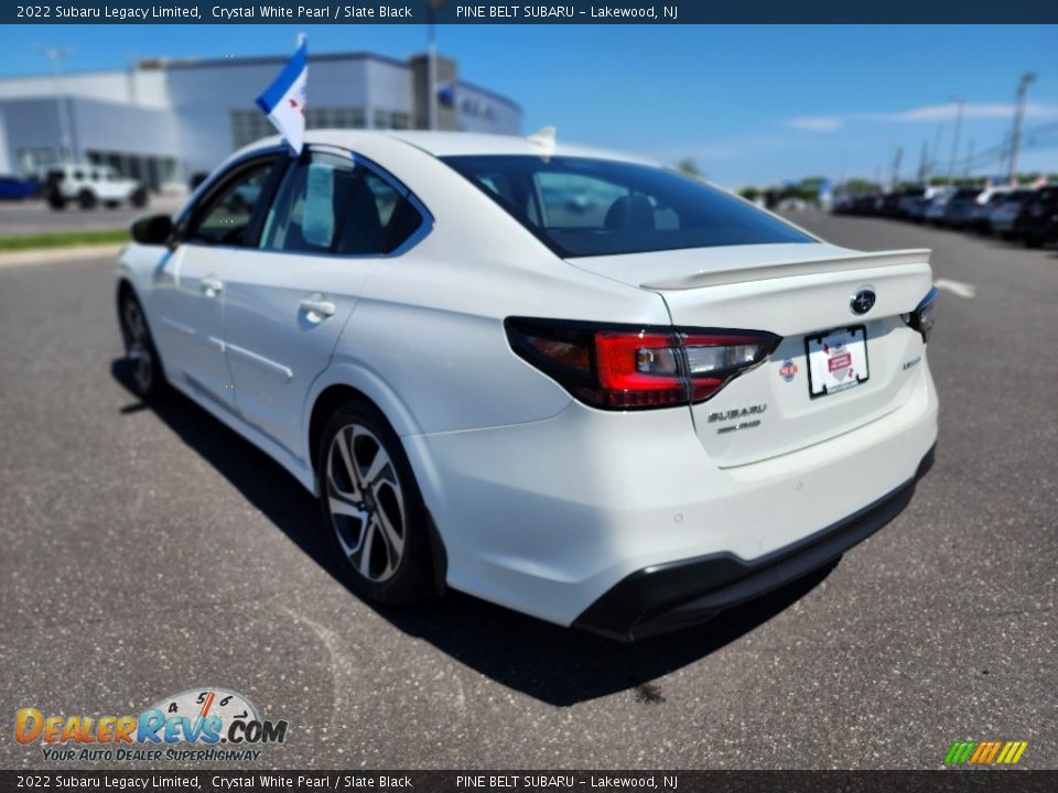 2022 Subaru Legacy Limited Crystal White Pearl / Slate Black Photo #18