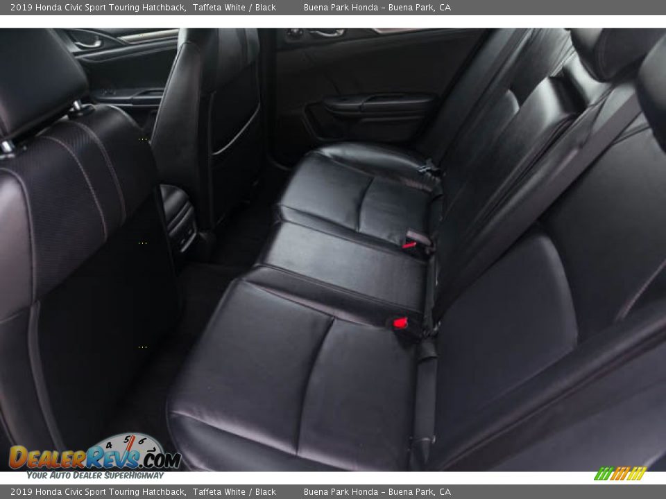 2019 Honda Civic Sport Touring Hatchback Taffeta White / Black Photo #4