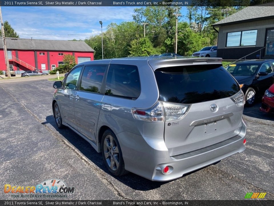 2011 Toyota Sienna SE Silver Sky Metallic / Dark Charcoal Photo #3