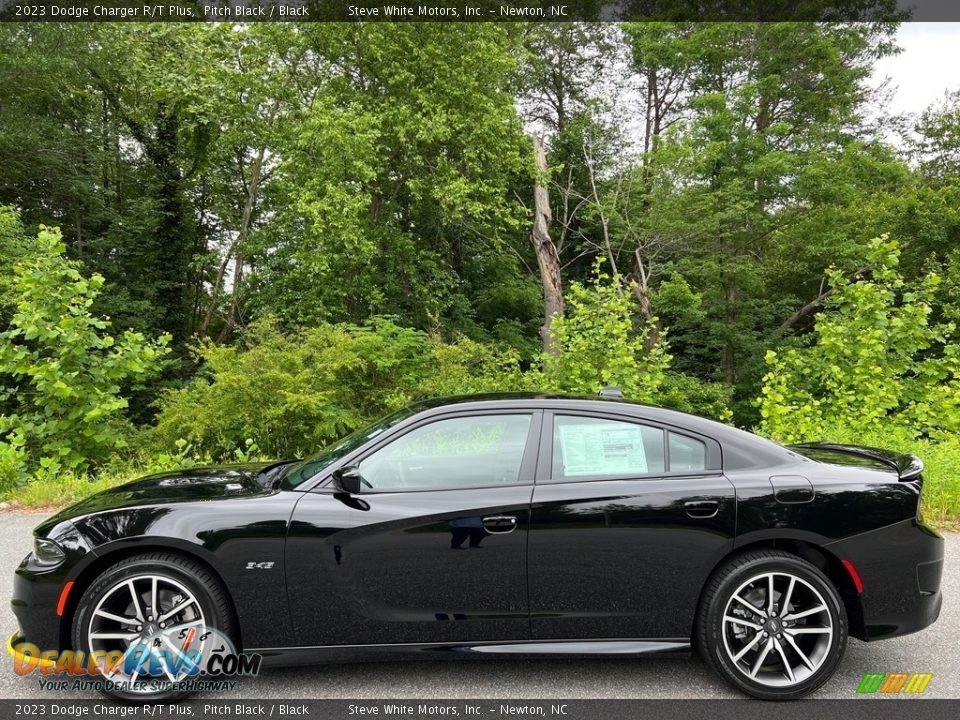 Pitch Black 2023 Dodge Charger R/T Plus Photo #1