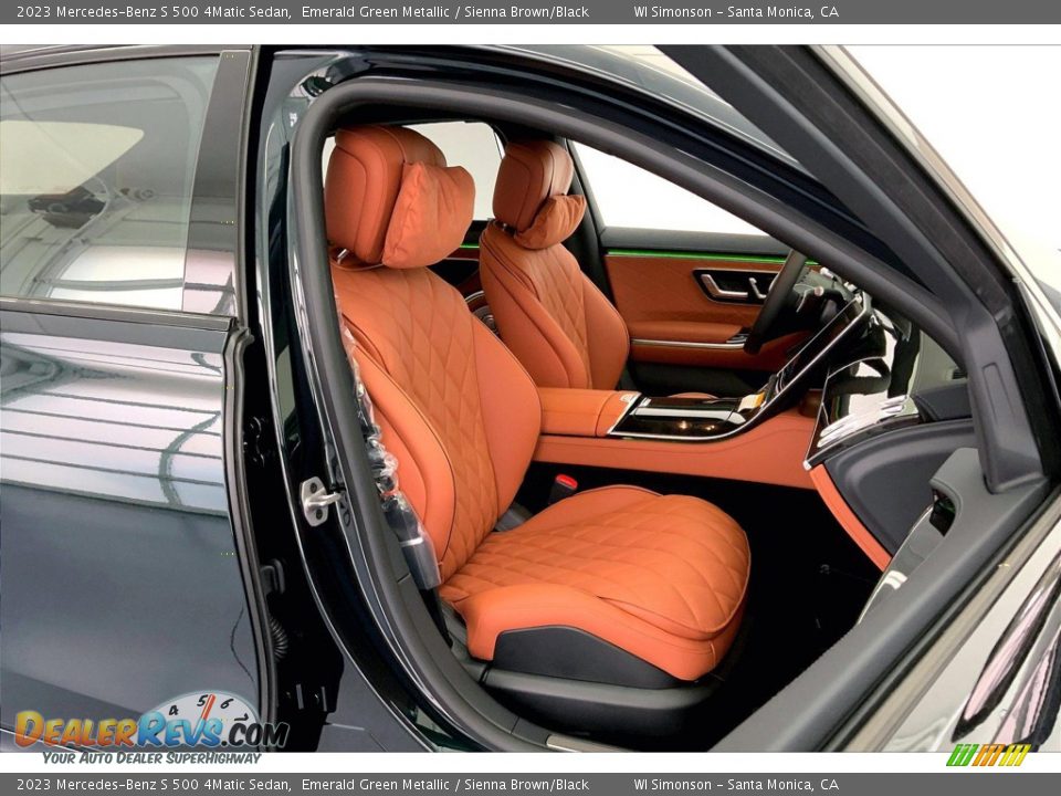 Sienna Brown/Black Interior - 2023 Mercedes-Benz S 500 4Matic Sedan Photo #5