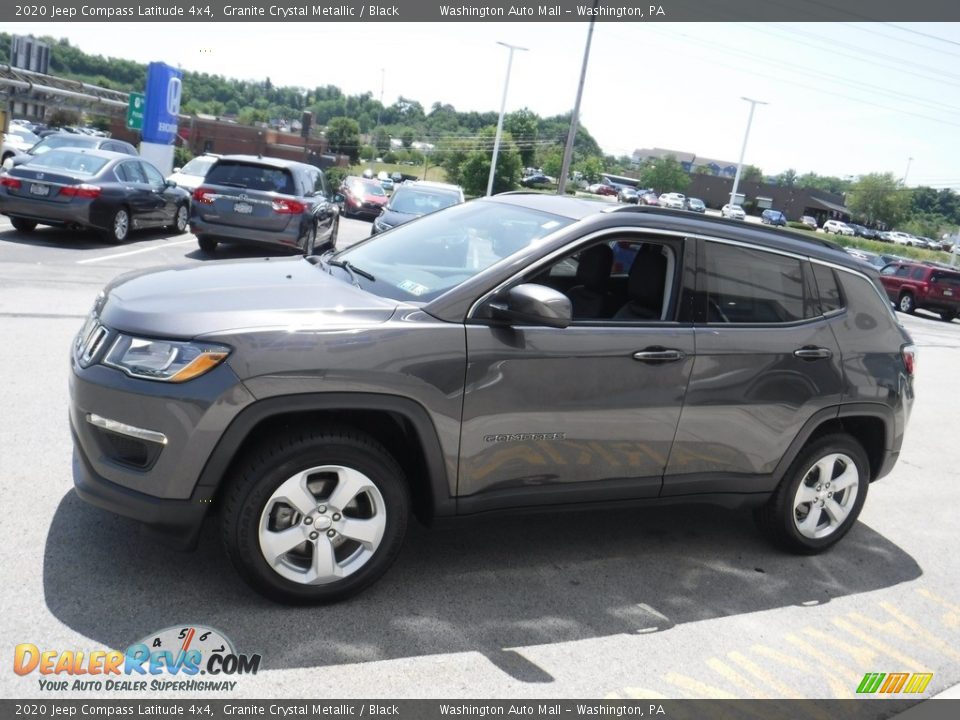 2020 Jeep Compass Latitude 4x4 Granite Crystal Metallic / Black Photo #6