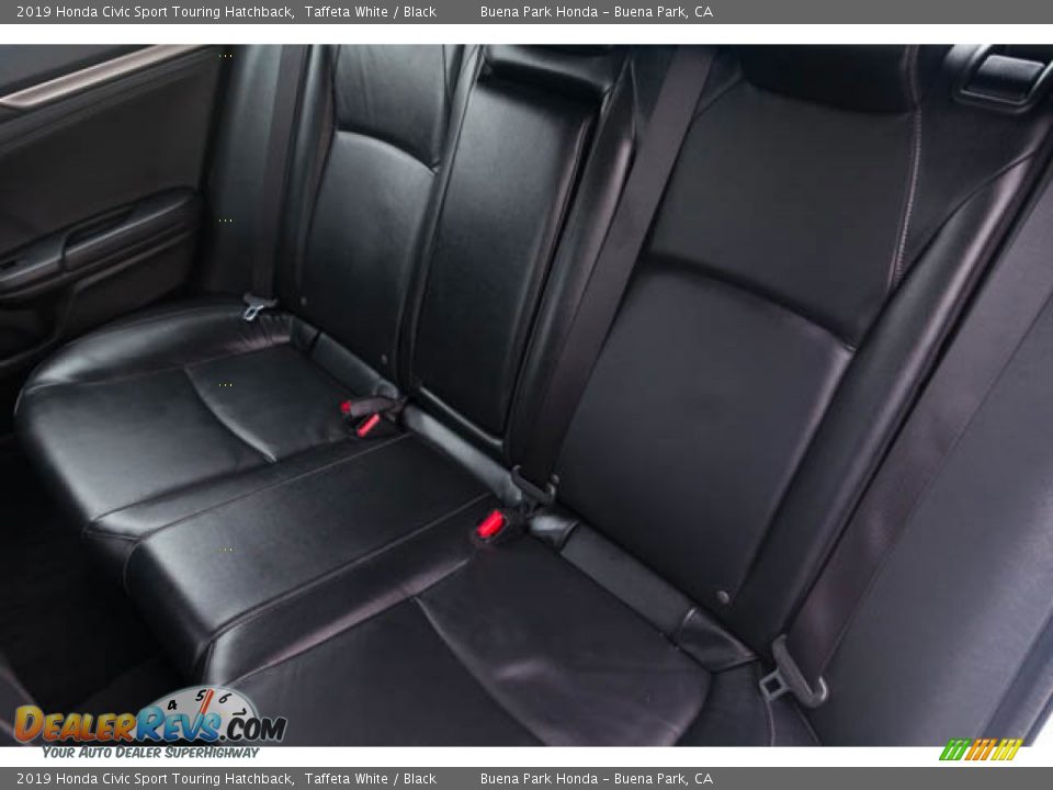 2019 Honda Civic Sport Touring Hatchback Taffeta White / Black Photo #19