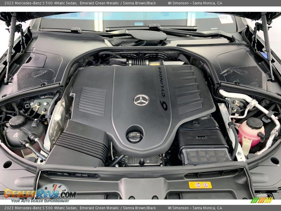 2023 Mercedes-Benz S 500 4Matic Sedan 3.0 Liter Turbocharged DOHC 24-Valve VVT Inline 6 Cylinder w/EQ Boost Engine Photo #9