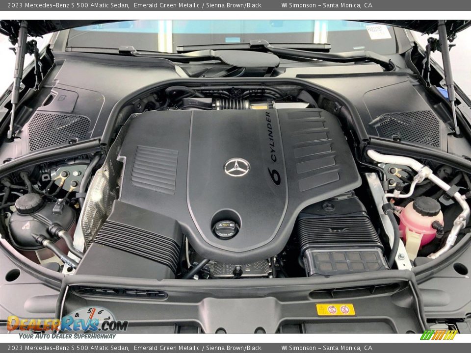 2023 Mercedes-Benz S 500 4Matic Sedan 3.0 Liter Turbocharged DOHC 24-Valve VVT Inline 6 Cylinder w/EQ Boost Engine Photo #9