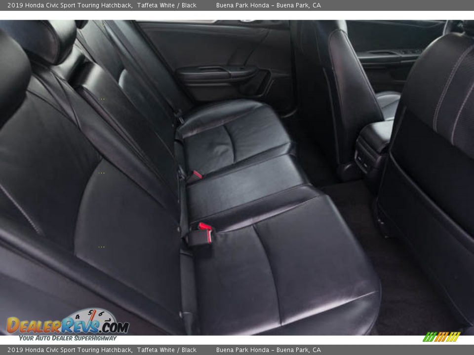 2019 Honda Civic Sport Touring Hatchback Taffeta White / Black Photo #20