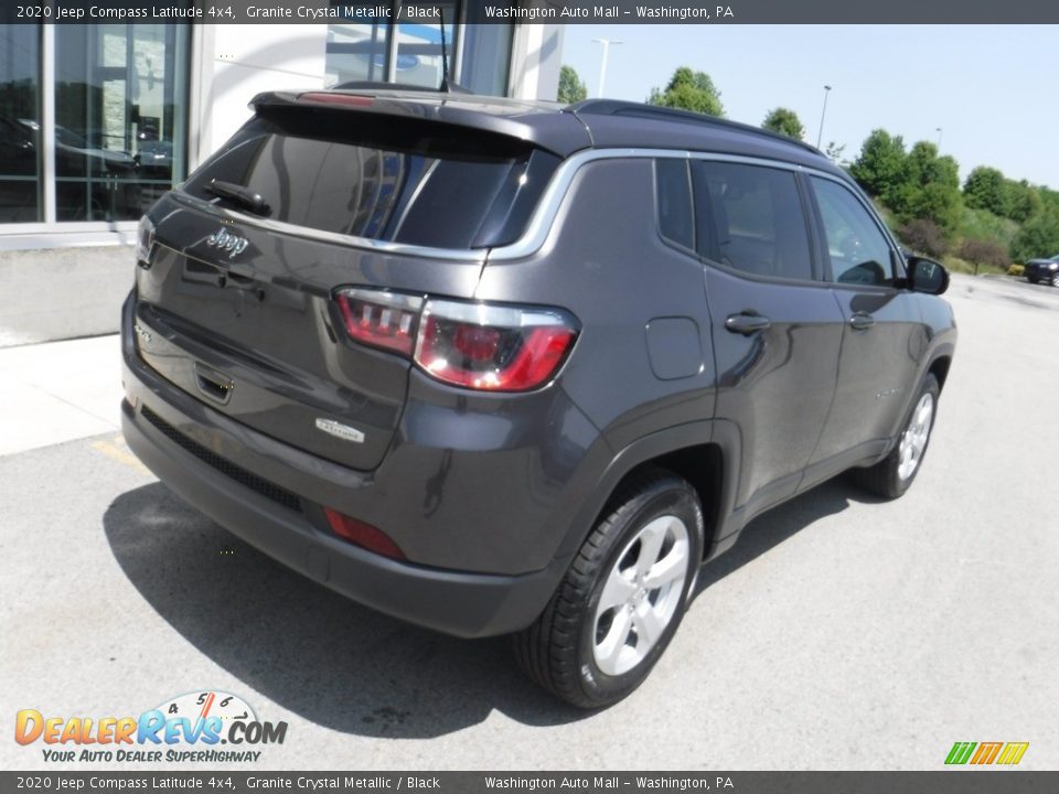 2020 Jeep Compass Latitude 4x4 Granite Crystal Metallic / Black Photo #9