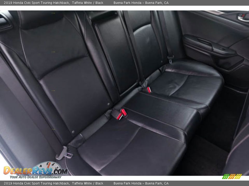 2019 Honda Civic Sport Touring Hatchback Taffeta White / Black Photo #21