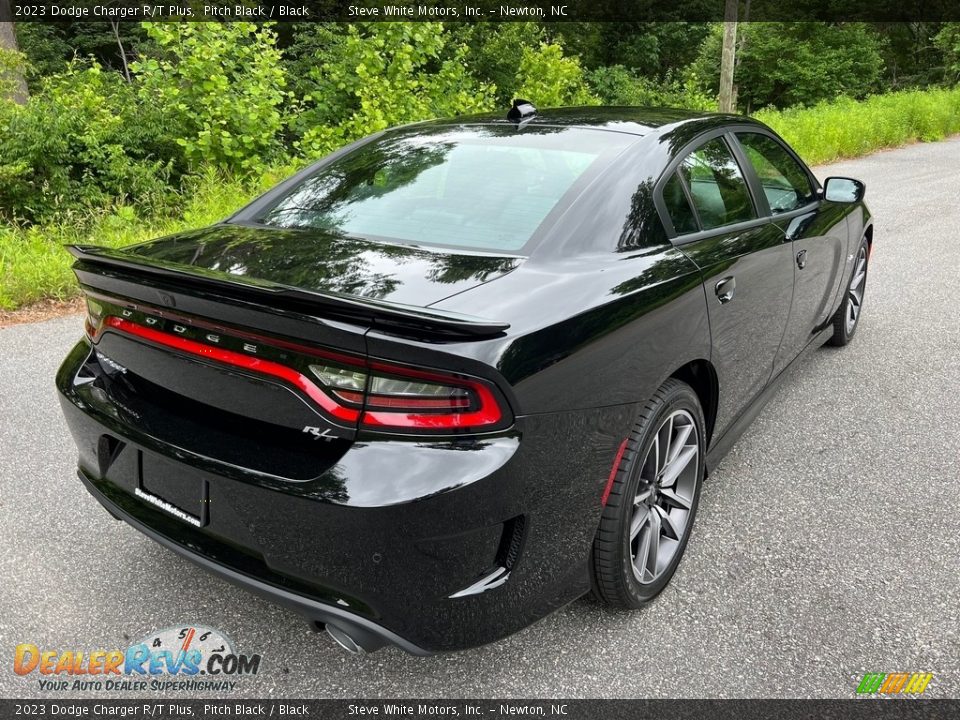 2023 Dodge Charger R/T Plus Pitch Black / Black Photo #6