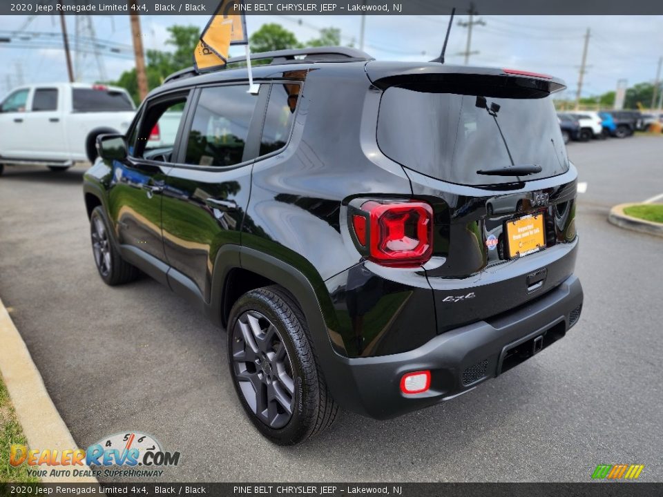 2020 Jeep Renegade Limited 4x4 Black / Black Photo #16