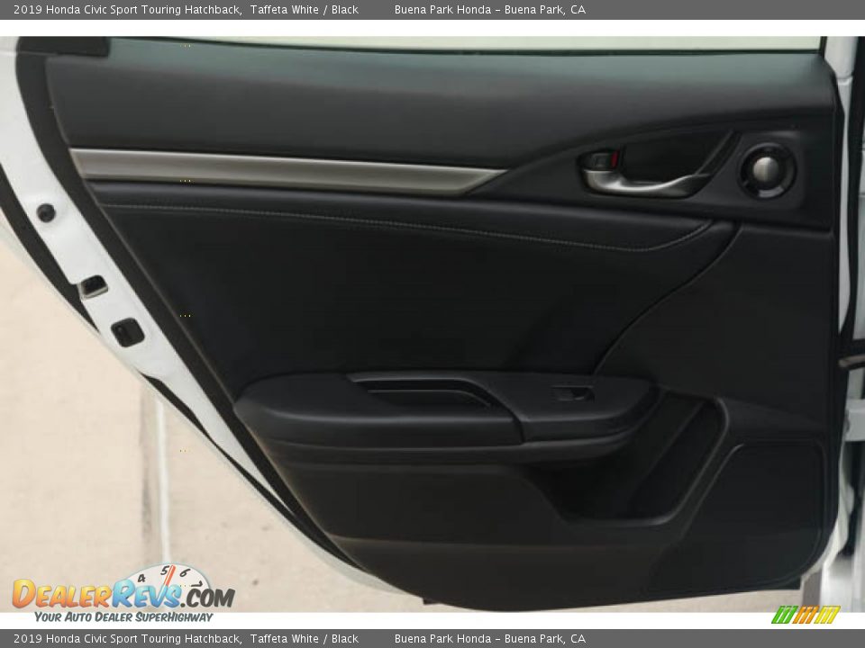 2019 Honda Civic Sport Touring Hatchback Taffeta White / Black Photo #32
