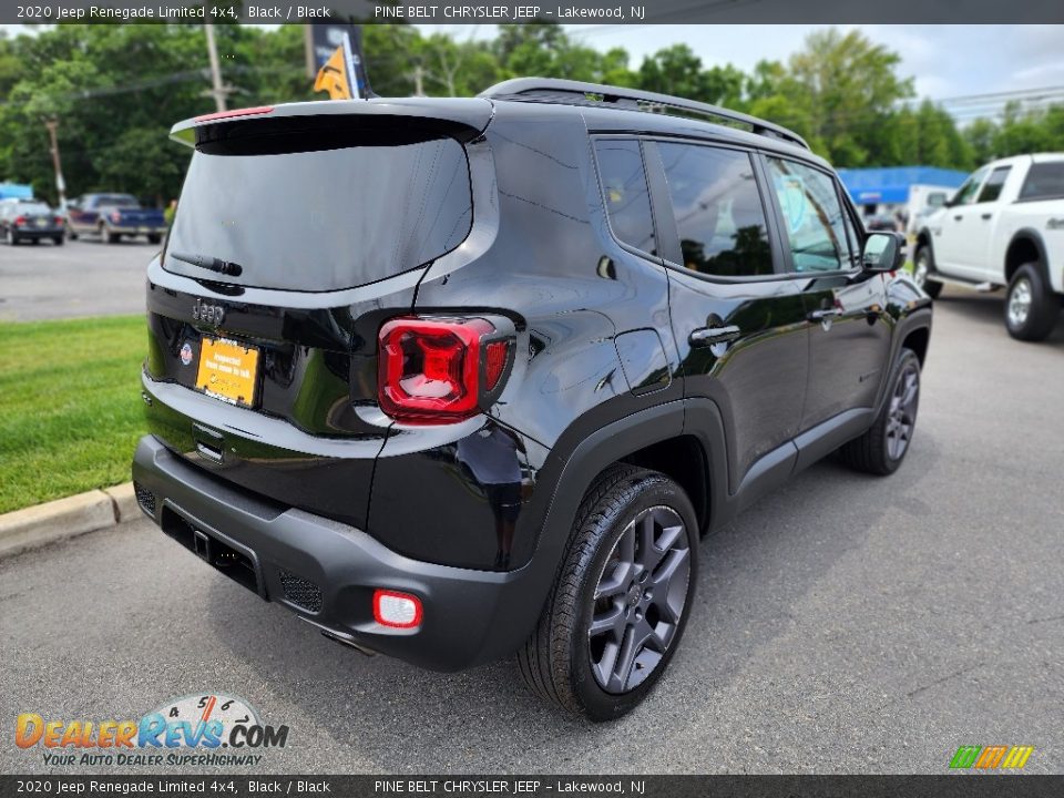 2020 Jeep Renegade Limited 4x4 Black / Black Photo #19