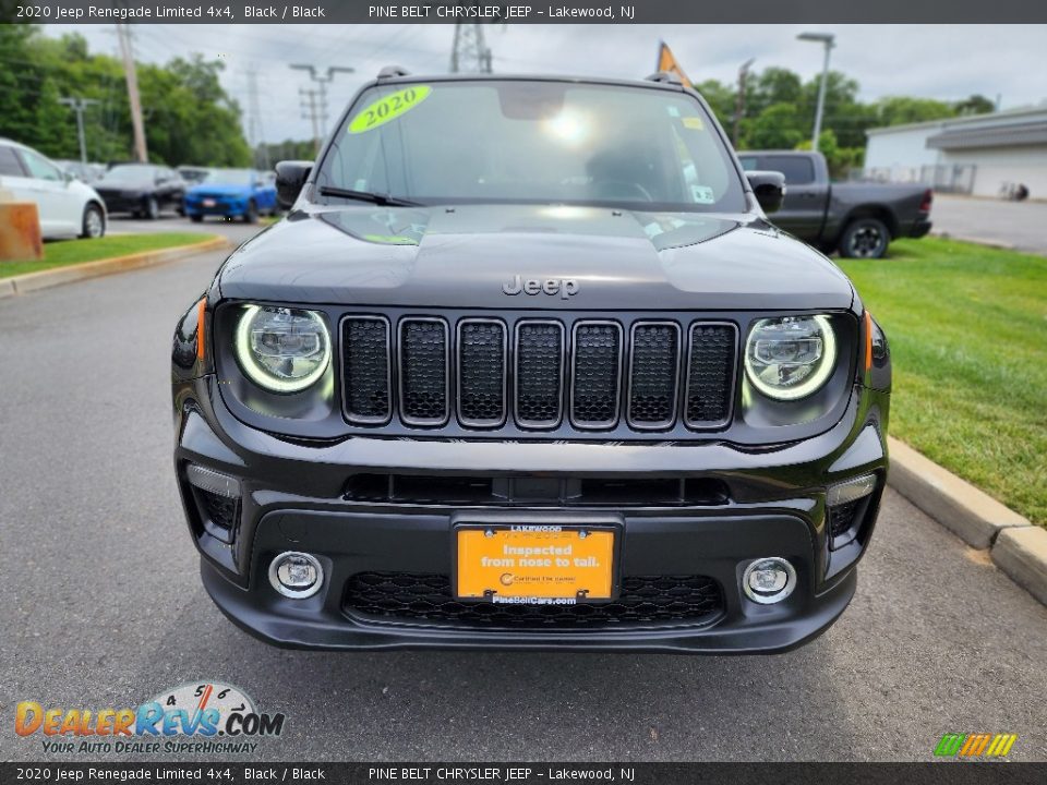 2020 Jeep Renegade Limited 4x4 Black / Black Photo #22