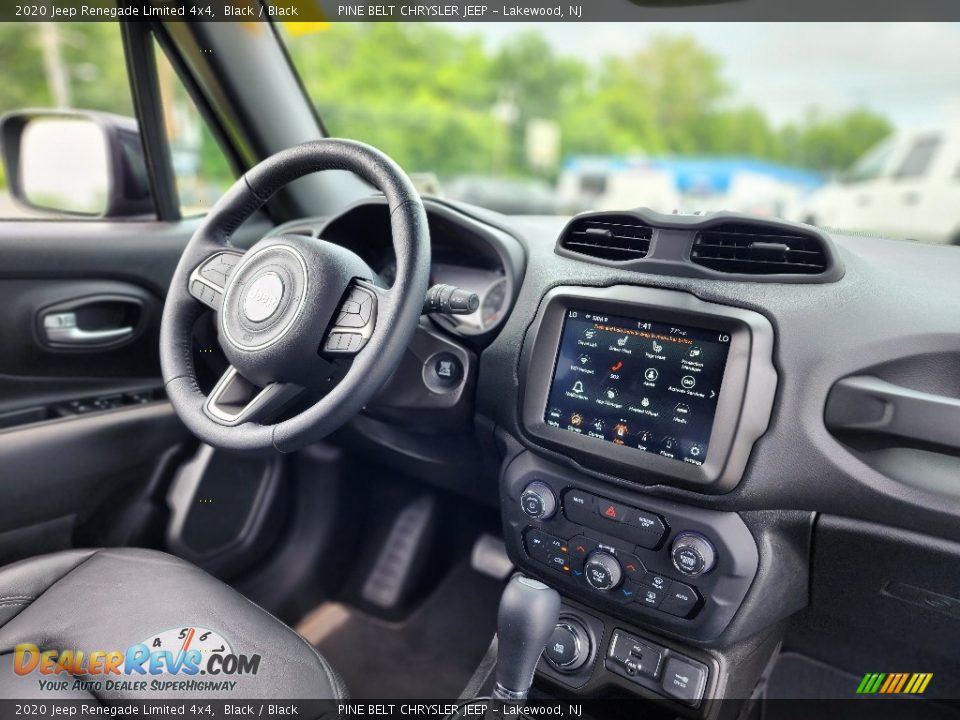 2020 Jeep Renegade Limited 4x4 Black / Black Photo #24