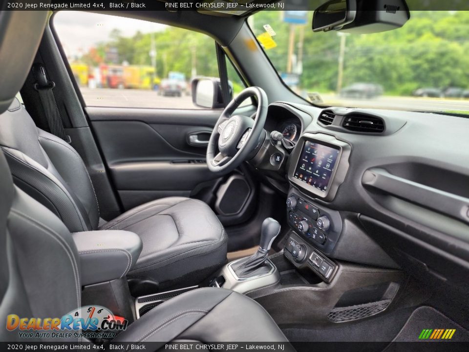 2020 Jeep Renegade Limited 4x4 Black / Black Photo #25