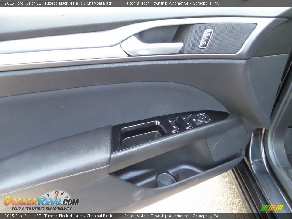 2015 Ford Fusion SE Tuxedo Black Metallic / Charcoal Black Photo #22