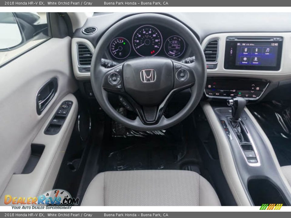 2018 Honda HR-V EX White Orchid Pearl / Gray Photo #5