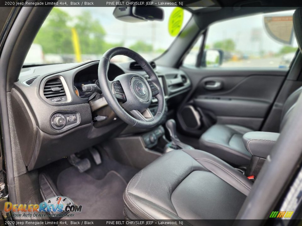 2020 Jeep Renegade Limited 4x4 Black / Black Photo #33